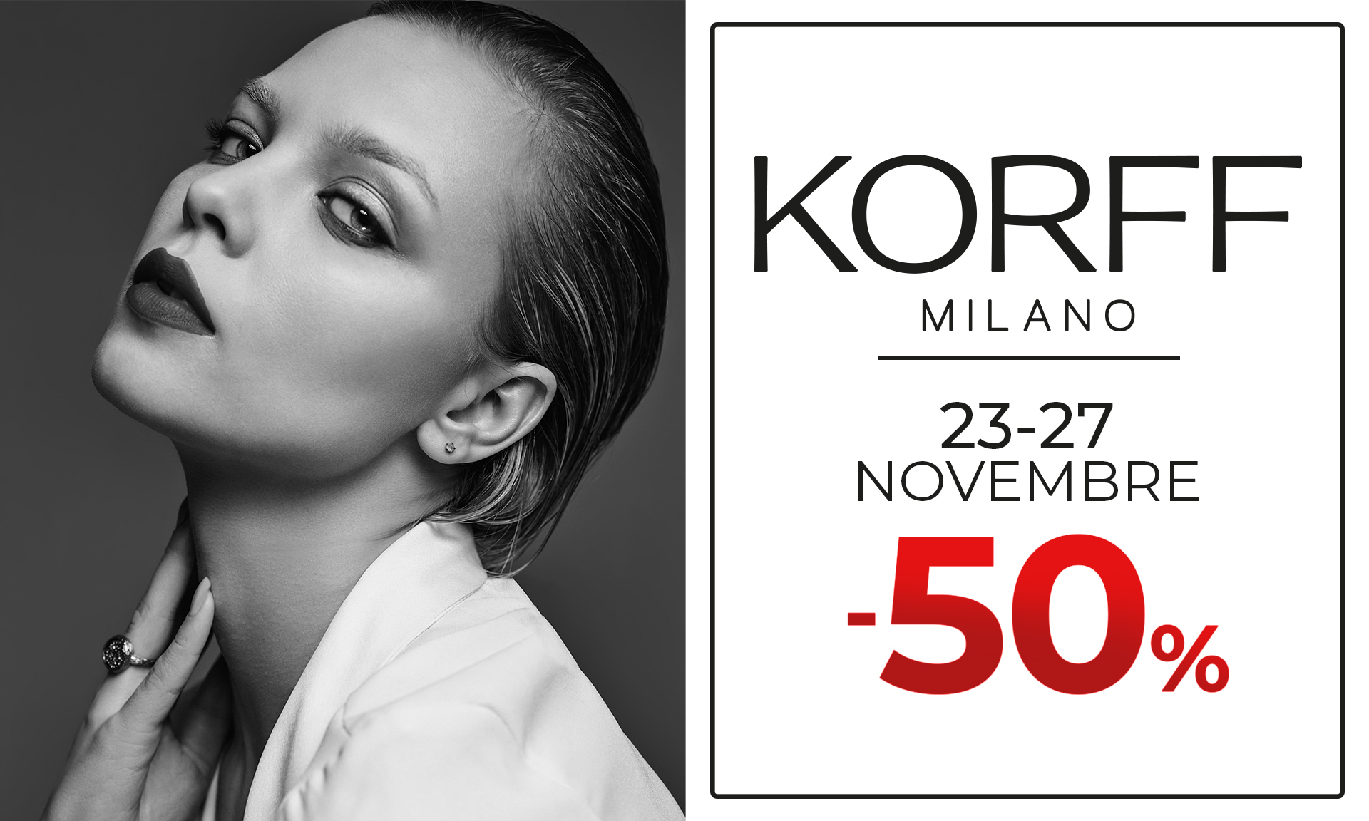 Promo a Tempo: Korff -50%